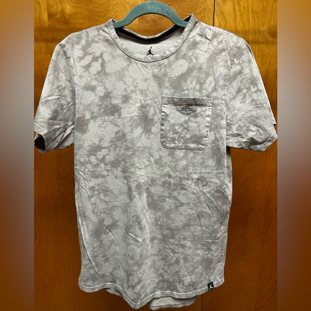 JORDAN Gray Tie-Dye Men's Shirt